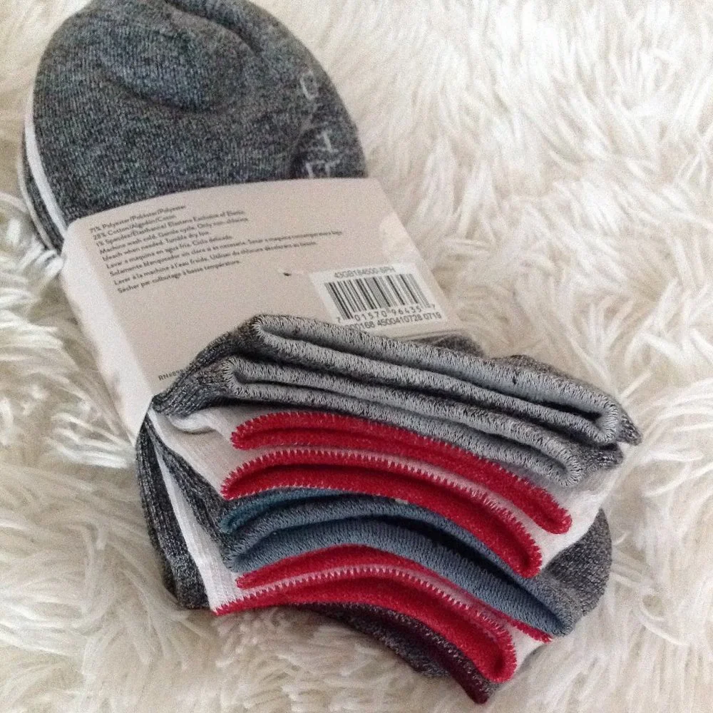 Lucky Brand 5 Pairs No Show Socks